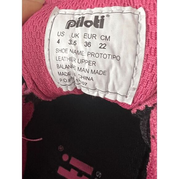 Piloti Prototipo Driving Racing Sneakers Black Suede Leather Shoes Women Size 4 - Picture 8 of 11